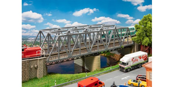 Faller 120497 Stalen Brug 2-Sporig (6/23) * H0 Faller 120497 Stalen Brug 2-Sporig (6/23) * H0