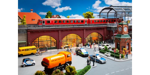 Faller 120571 Arcaden Met Winkels En Inrichting H0