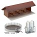 Faller 130584 Beschutting V Apparatuur Mestput & Voersilo'S (11/23) * H0 Faller 130584 Beschutting V Apparatuur Mestput & Voersilo'S (11/23) * H0