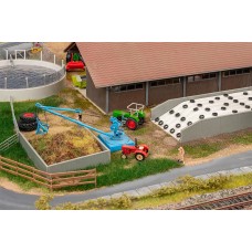 Faller 130678 Mobiele Silo Met Mesthoop Met Kraan (11/23) * H0