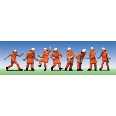 Faller 151036 Brandweerlieden, Oranje Veiligheidspak H0
