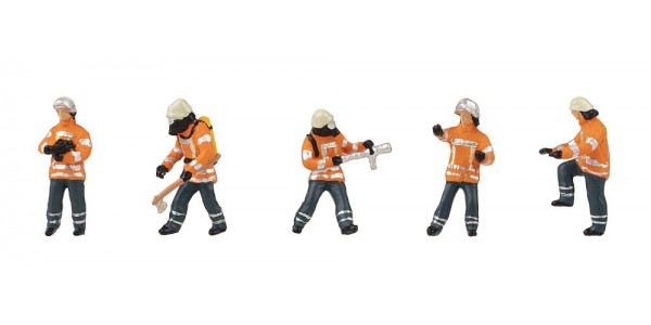 Faller 151680 Brandweermannen Epoche Vi Set Iv H0