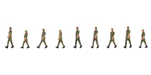 Faller 151750 Soldaten Marcheren H0