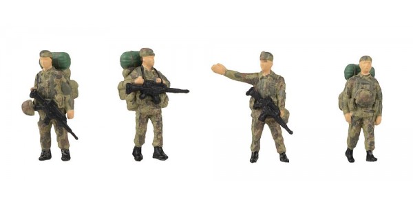 Faller 151753 Soldaten Met Bepakking H0