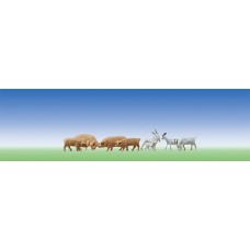 Faller 154008 8 Geiten + 7 Varkens H0