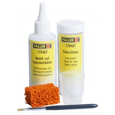 Faller 170467 Sneeuwpoederset, 100 G/105 G H0, TT, N, Z