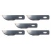 Faller 170542 5 Wisselmesjes, Scalpel, Gebogen H0, TT, N, Z
