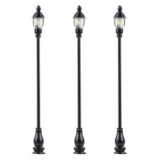 Faller 180116 Led-Parklantaarn Warm Wit 3 Stuks H0