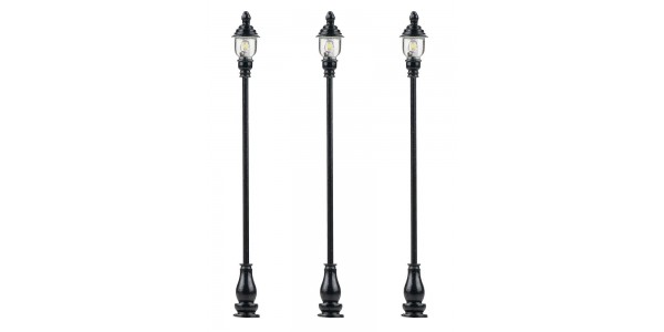 Faller 180116 Led-Parklantaarn Warm Wit 3 Stuks H0