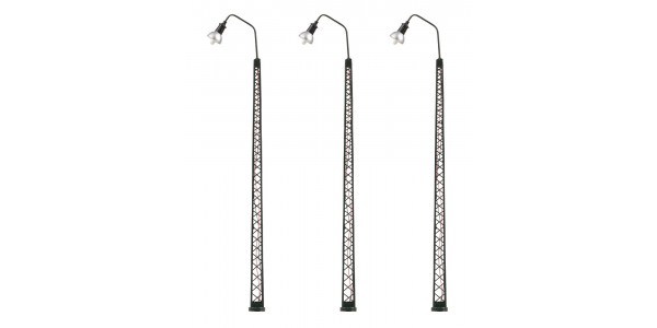 Faller 180117 Led-Vakwerkmast-Booglamp Warm Wit 3 Stuks H0
