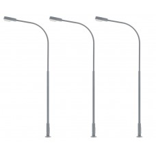 Faller 180119 Led-Lantaarnpaal Koud Wit 3 Stuks (7/23) * H0