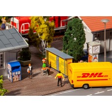 Faller 180281 Pakstations Dhl 2 Stuks H0