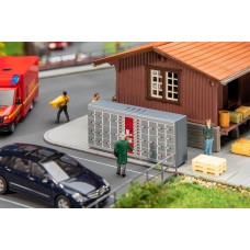 Faller 180282 Grijze Lockerkasten 2 Stuks (5/23) * H0
