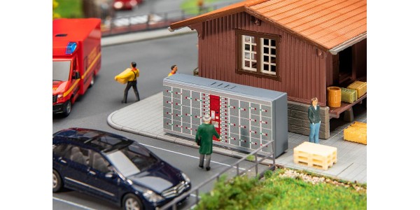 Faller 180282 Grijze Lockerkasten 2 Stuks (5/23) * H0