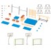 Faller 180354 Sporthal Interieur H0