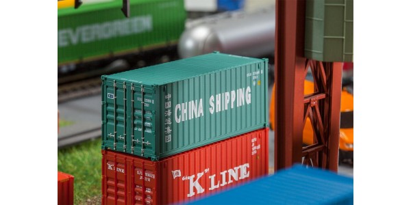 Faller 180828 20 Container China Shipping H0
