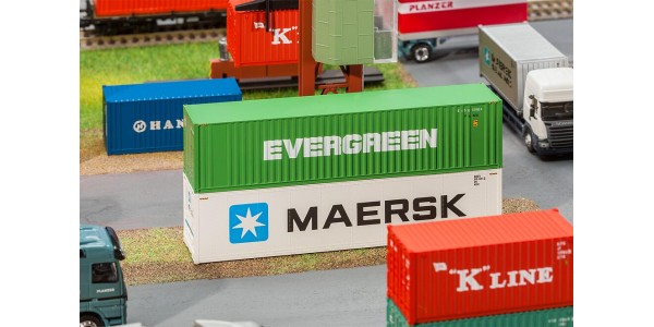 Faller 180846 40' Hi-Cube Container Evergreen H0