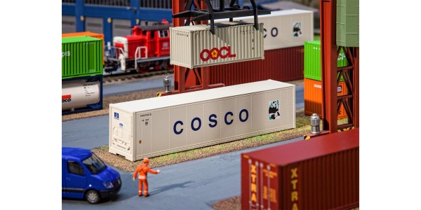 Faller 180851 40' Hi-Cube Koelkast-Container Cosco H0