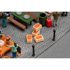Faller 180868 Marktkratten Met Groenten 4 St. (4/23) * H0