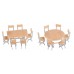 Faller 180957 2 Tafels En 12 Stoelen H0
