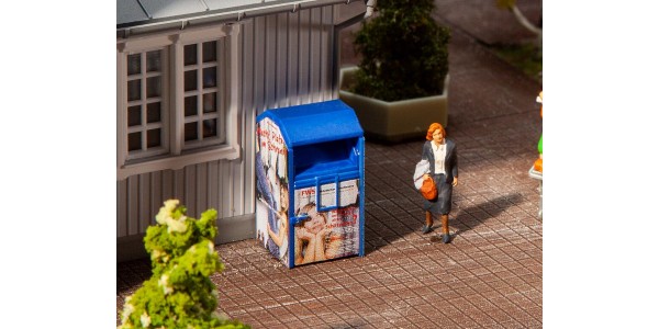 Faller 180992 Kledingcontainer Blauw H0