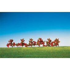 Faller 181476 6 Struiken, Rood Bloeiend H0, TT, N