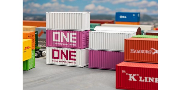 Faller 182052 20' Container One Set 5 Stuks (6/23) * H0
