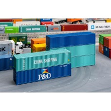 Faller 182151 40' Container Set 5 Stuks (6/23) * H0
