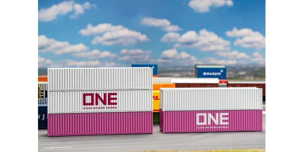 Faller 182152 40' Container One Set 5 Stuks (6/23) * H0