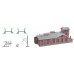 Faller 222113 Locomotiefdepot-Set Locomotievenloods N