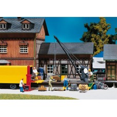 Faller 222176 Laadkraan Met Laadgoederen N Faller 222176 Laadkraan Met Laadgoederen N