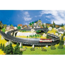 Faller 222542 4 Brugdelen, Gebogen N Faller 222542 4 Brugdelen, Gebogen N