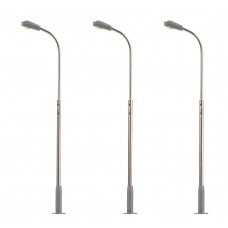 Faller 272120 Led-Straatverlicht. Gebogen Straatlantaarn 3X N