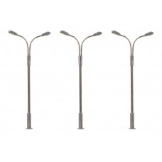 Faller 272121 Led-Straatverlicht. Gebogen Straatlantaarn 3X N