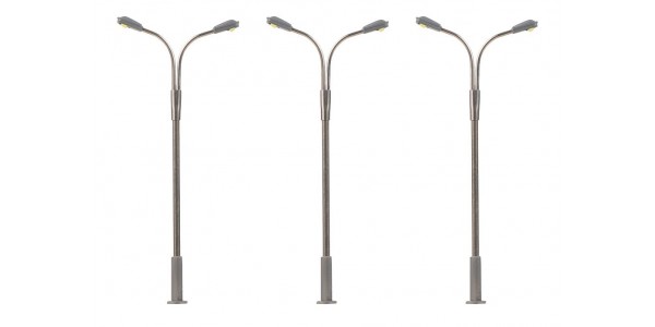 Faller 272121 Led-Straatverlicht. Gebogen Straatlantaarn 3X N Faller 272121 Led-Straatverlicht. Gebogen Straatlantaarn 3X N