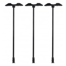 Faller 272132 Led-Trapezelamp 2 Vlammig Warm Wit 3 Stuks (7/23) * N